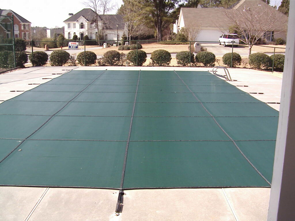 Do you have to drain an inground pool for winter, pool cover installed on pool